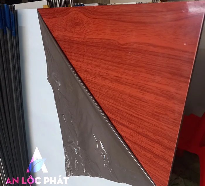 Alu vân gỗ trang trí nội thất 